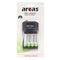Charger including 4 Mignon AA NiMH batteries with 2700mAh at an affordable price