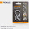 Fenix ALB-20 the carabiner, the multifunctional carabiner Tc4 Titan