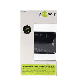 Cardreader All in 1 external card reader USB 2.0 Hi-Speed, 6 card slots