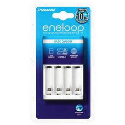 Panasonic charger Basic Charger BQ-CC51E charges AA, AAA 2 or 4 cells