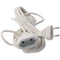 5m EURO extension cable for the flat 2-pin Euro plug, color white
