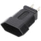 AccuCell protective contact socket adapter Euro socket to US plug