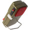 LED BW signal flashlight, olive green, with additional red and green filter discs, with battery