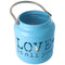 LED lantern with the slogan Love is all you need, the LED lantern, the candle holder round, with 2 b