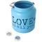 LED lantern with the slogan Love is all you need, the LED lantern, the candle holder round, with 2 b