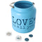 LED lantern with the slogan Love is all you need, the LED lantern, the candle holder round, with 2 b