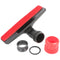 Animal hair floor nozzle for vacuum cleaner with round connection 30mm / 32mm / 35mm / 37mm red / bl