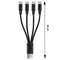 USB distributor type A on 4 x Micro USB length: 0.2 m to 2.1A