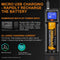 Fenix ARE-D1 single bay charger suitable for 21700, 18650, 26650, 16340, 14500, 10440 Li-Ion, NiMH a