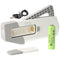 Fenix E-Star dynamo flashlight, 100 lumens, dynamo powered including NiMH 1.2V 1300mAh battery
