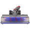 Hard floor nozzle, soft roller suitable for Dyson V7, V8, V10, V11, V15, motorized, with 4 LED front