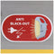 Cordless light with anti black-out function, portable rechargeable LED emergency light, 320 lumens,