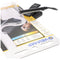 LED reading light, rechargeable, 2W, 3 light levels, with clip, including USB charging cable