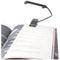 LED reading light, rechargeable, 2W, 3 light levels, with clip, including USB charging cable