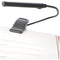 LED reading light, rechargeable, 2W, 3 light levels, with clip, including USB charging cable