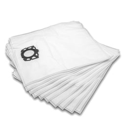 10 vacuum cleaner bags, micro-fleece filter bags for vacuum cleaners such as Kärcher 2.863-006.0