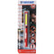 LED flashlight 1 watt, COB 3 watt, battery-operated 2-in-1 work light, with magnet and clip, includi