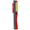 LED flashlight 1 watt, COB 3 watt, battery-operated 2-in-1 work light, with magnet and clip, includi