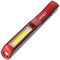 LED flashlight 1 watt, COB 3 watt, battery-operated 2-in-1 work light, with magnet and clip, includi