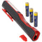LED flashlight 1 watt, COB 3 watt, battery-operated 2-in-1 work light, with magnet and clip, includi