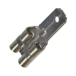 Lead-acid battery connection adapter for plug-in system 6.3 => 4.8 mm