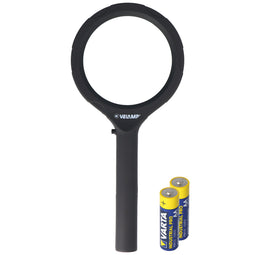 Magnifying glass with LED lighting and 3x magnification with 12 LEDs, IN287, ideally suited for read