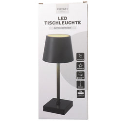 LED table lamp with touch function, warm white, with 3x AAA Micro LR03 battery