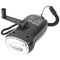 Dynamo flashlight with 3 LEDs, with charging crank, with solar charging function