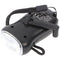 Dynamo flashlight with 3 LEDs, with charging crank, with solar charging function