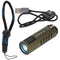 Imalent LD70 Mini EDC LED flashlight green with 4000 lumens, light range max. 203 meters