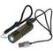 Imalent LD70 Mini EDC LED flashlight green with 4000 lumens, light range max. 203 meters
