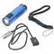 Imalent LD70 Mini EDC LED flashlight blue with 4000 lumens, light range max. 203 meters