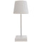 LED table lamp white with touch function, warm white, with 3x AAA Micro LR03 battery
