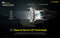 Nitecore P35i LEP flashlight, light range up to 1650 meters, 3000 lumens, including 21700 5000mAh Li