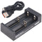 Xtar MC2 Plus 2-port charger with a maximum of 1A charging current suitable for 10440.14500.14650, 1