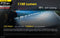 Nitecore P20 V2 LED flashlight, 1100 lumens, tactical flashlight, three user modes, including 2x CR1