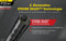 Nitecore P20 V2 LED flashlight, 1100 lumens, tactical flashlight, three user modes, including 2x CR1
