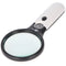 LED reading magnifier with LED lighting, ideal for displaying fine details, batteries not included