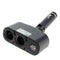 AccuCell car adapter, cigarette lighter distributor - plug to 2x socket + USB