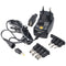 3 V to 12 V universal power supply including 1 USB and 8 DC adapters, max. 3.6 W and 0.3A