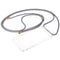 Necklace case suitable for Apple iPhone X, iPhone XS, smartphone case with cord gray, white for hang