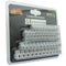 Luster terminals assortment 60 pieces transparent terminal stripes