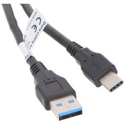 AccuCell data cable - USB Type C (USB-C) plug to USB A (USB-A 3.0) plug - 1.0m - long plug