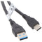 AccuCell data cable - USB Type C (USB-C) plug to USB A (USB-A 3.0) plug - 1.0m - long plug