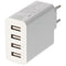 AccuCell charging adapter USB - 5.0A 4-port multi-adapter with Auto-ID - white