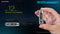 Nitecore TIKI GITD, Glow in the dark, with UV LED, keychain light, rechargeable keychain light, blue