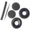 Ear pads set velor suitable for Sennheiser HD25, HD25-1 II, PC150, PC151, PC155