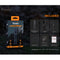 Fenix PD32 V2.0 LED torch with 1200 lumens, 395 meters range, including 3400mAh battery