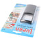 Magnifying glass with LED lighting and 3x magnification, color black