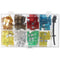 Automotive fuse range 101-piece flat fuses 19.1 x 5.1 x 18.5 mm, including tools for easy removal of